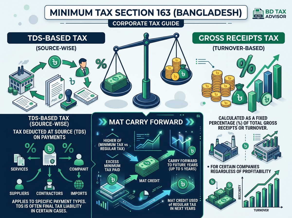 Minimum Tax in Bangladesh: Section 163 Income Tax Act 2023 Explained
