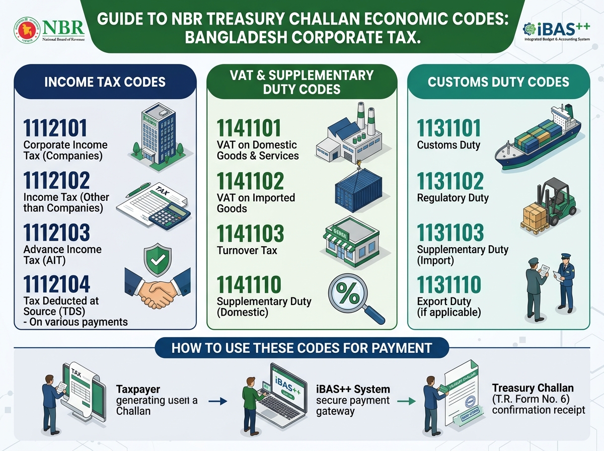 NBR Treasury Challan Code Bangladesh: Complete 2025 Guide